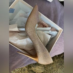 Rose gold heels   Size 11.  Never worn